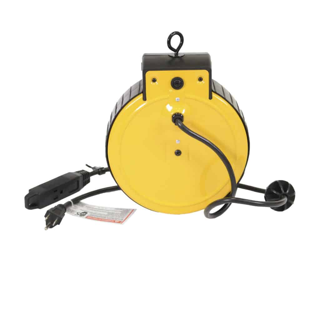 25' ProReel Retractable Cord Reel with Trip tap Outlets 3225ATC