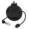 20' Retractable Cord Reel with Illuminated Outlet and Circuit Breaker