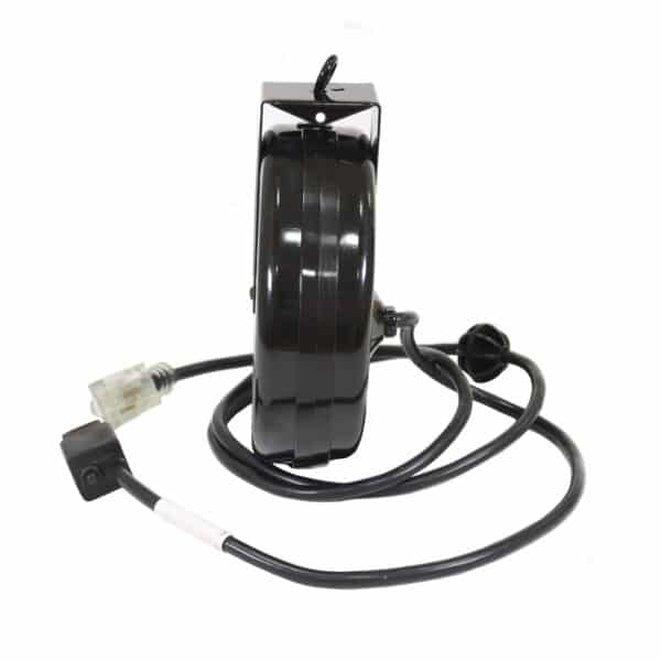 20' Retractable Cord Reel with Illuminated Outlet and Circuit Breaker