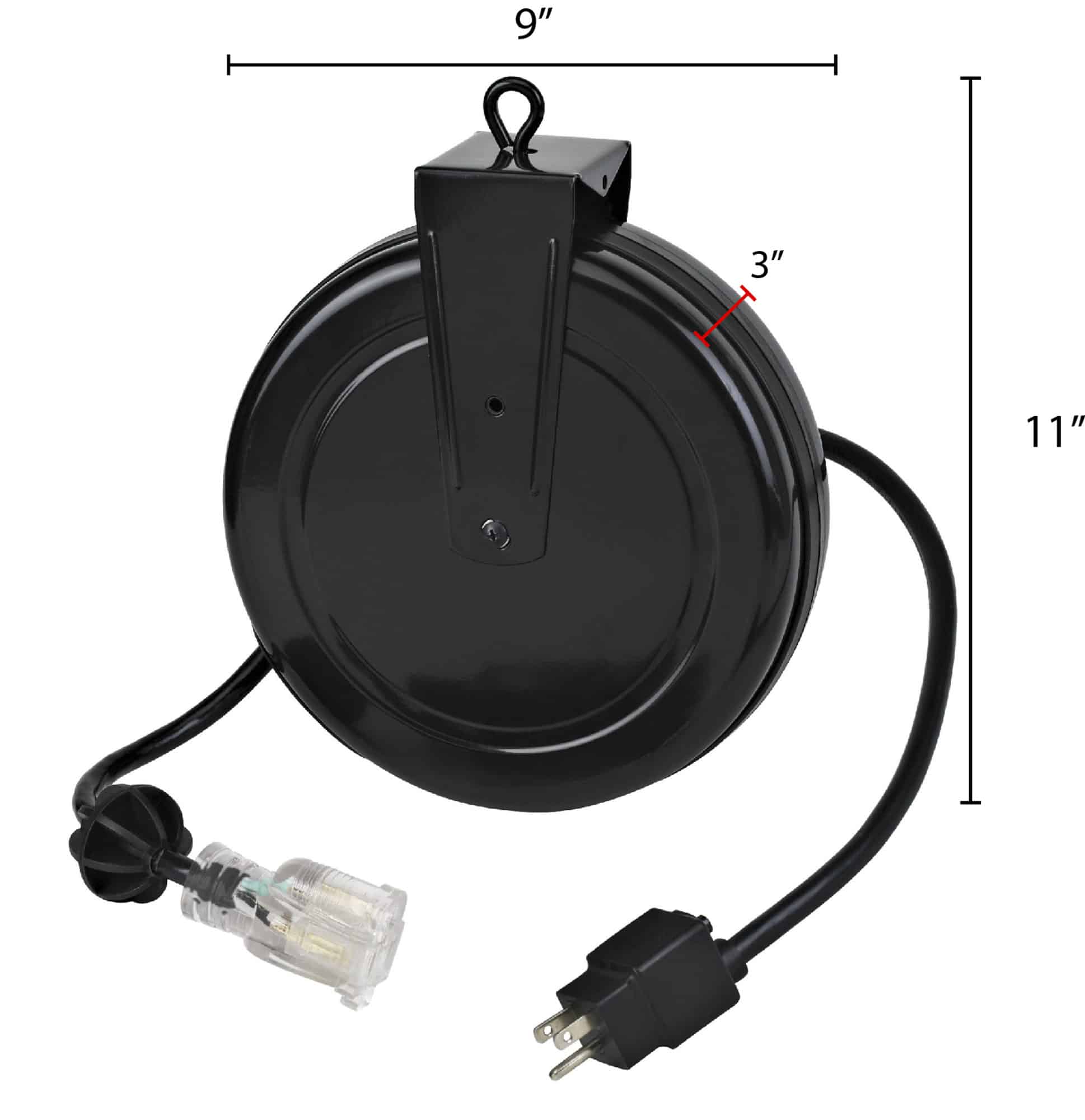 20' ProReel Retractable Cord Reel w/Outlet - 5020TFC