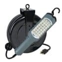 Professional Grade Retractable Cord Reel with LED Task Light