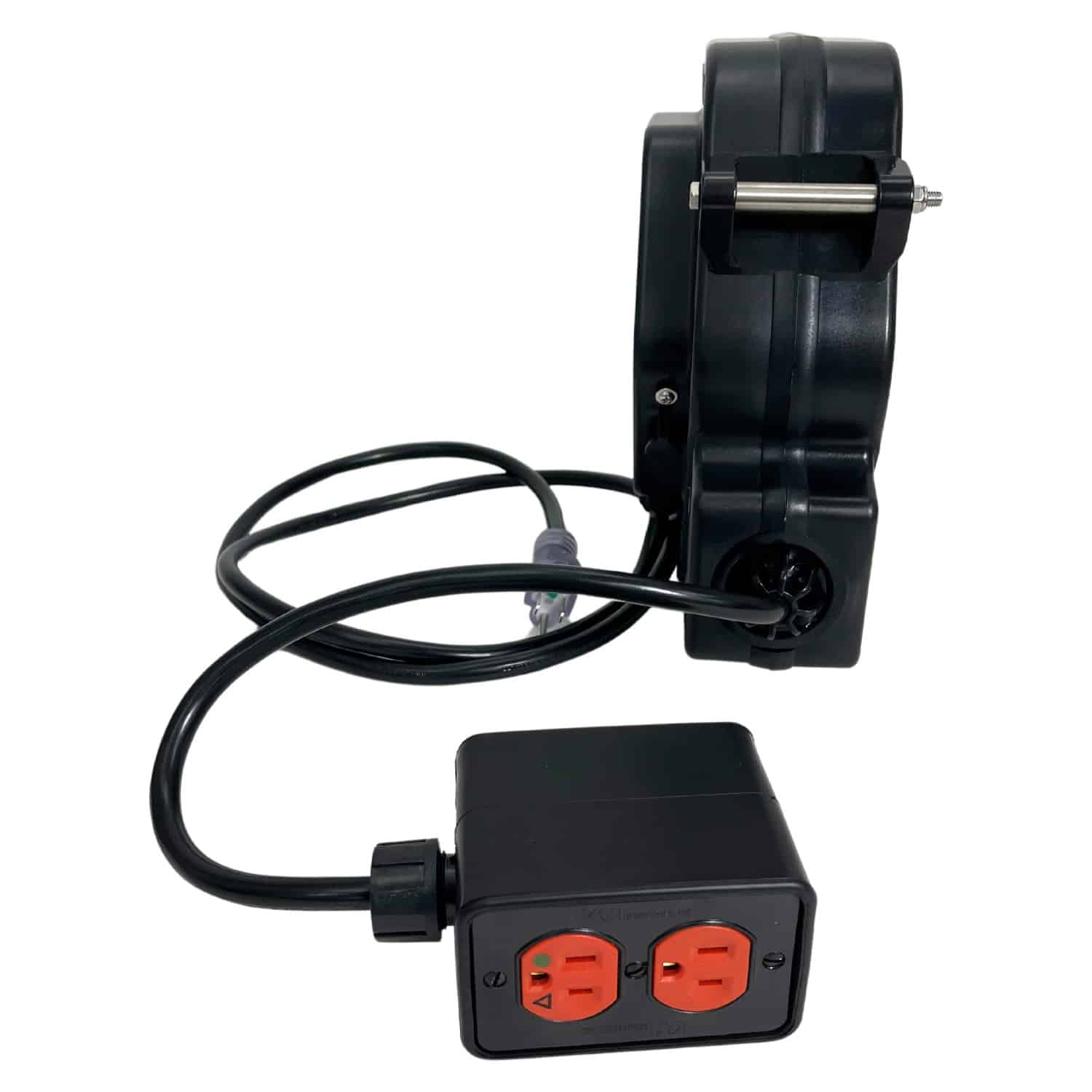 20' Retractable Cord Reel w/Dual Duplex Pendant - 5220T-DH