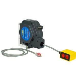 Alert ProReel 5000M-30GF-CB Heavy-Duty Retractable Cord Reel, 30' - 14/3  SJTW Cord, Tri-Tap Grounded Outlet with Power Light