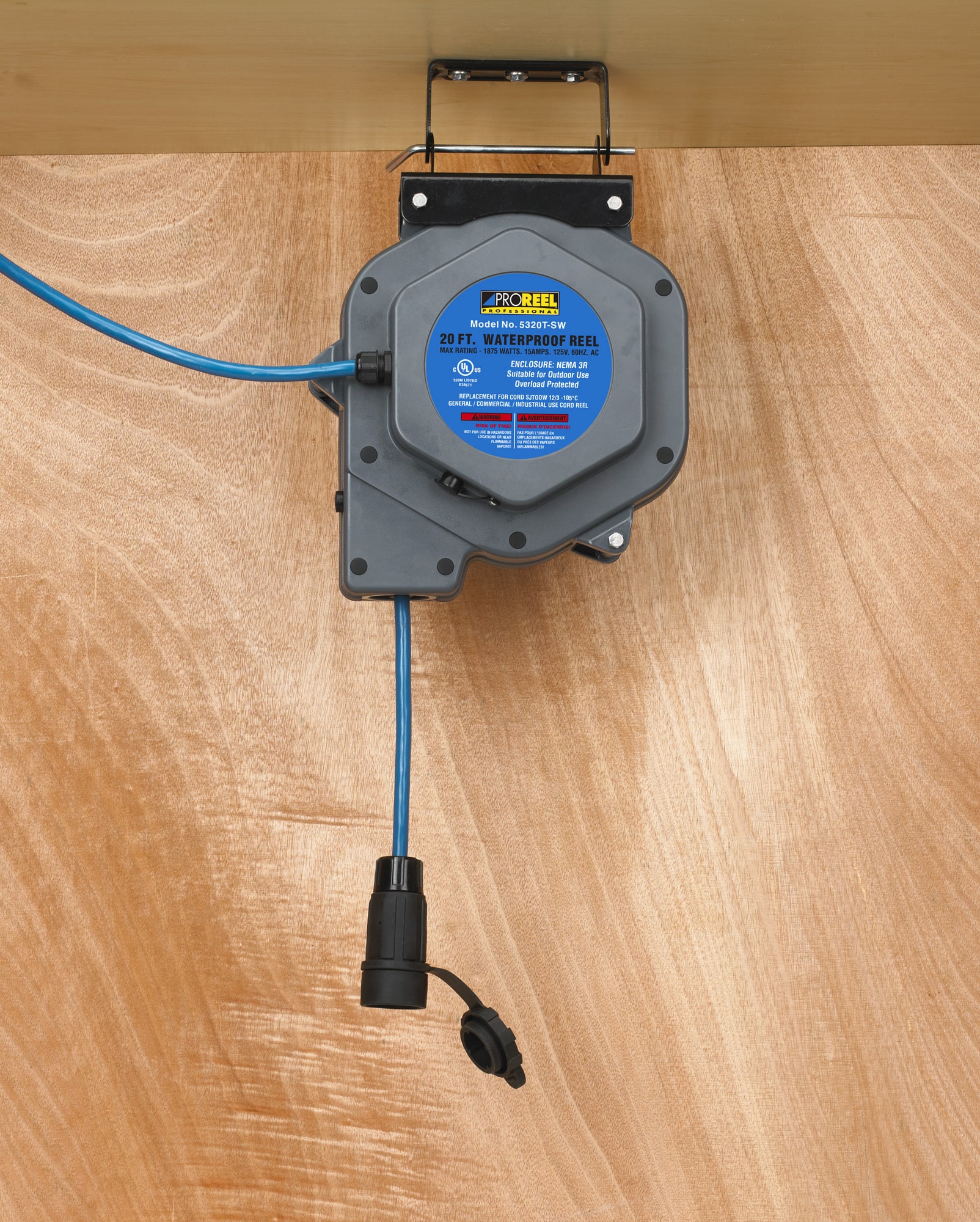 Extension cord reel with cord Electrical at