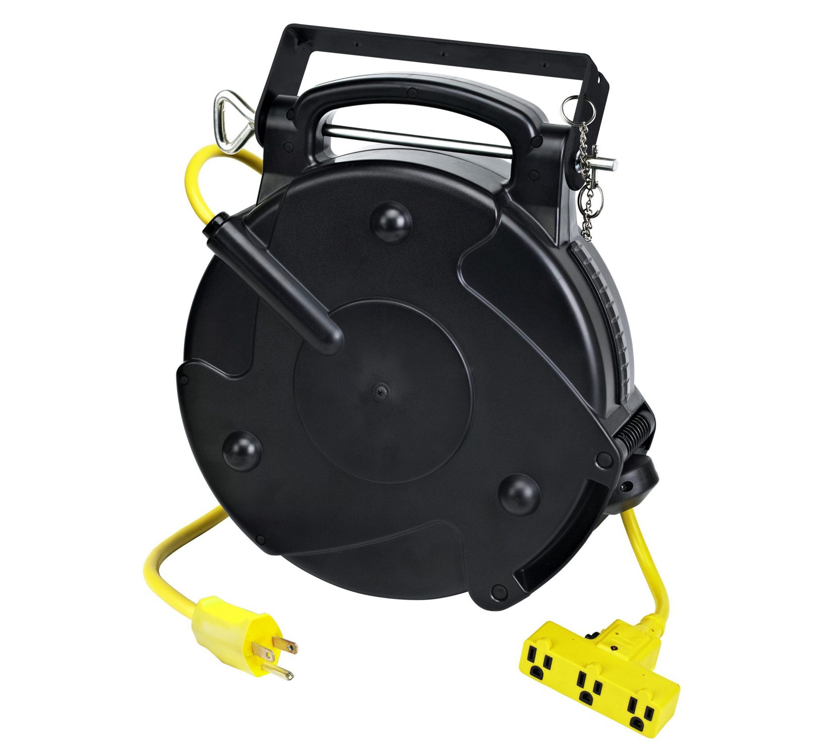 5M automatic retractable power cable reel wire retractable cable barrel  electric cable reel power hose reel 3000W