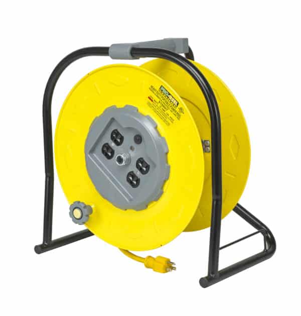 Multi-Outlet Cord Storage Reel with Circuit Breaker - 9100HT