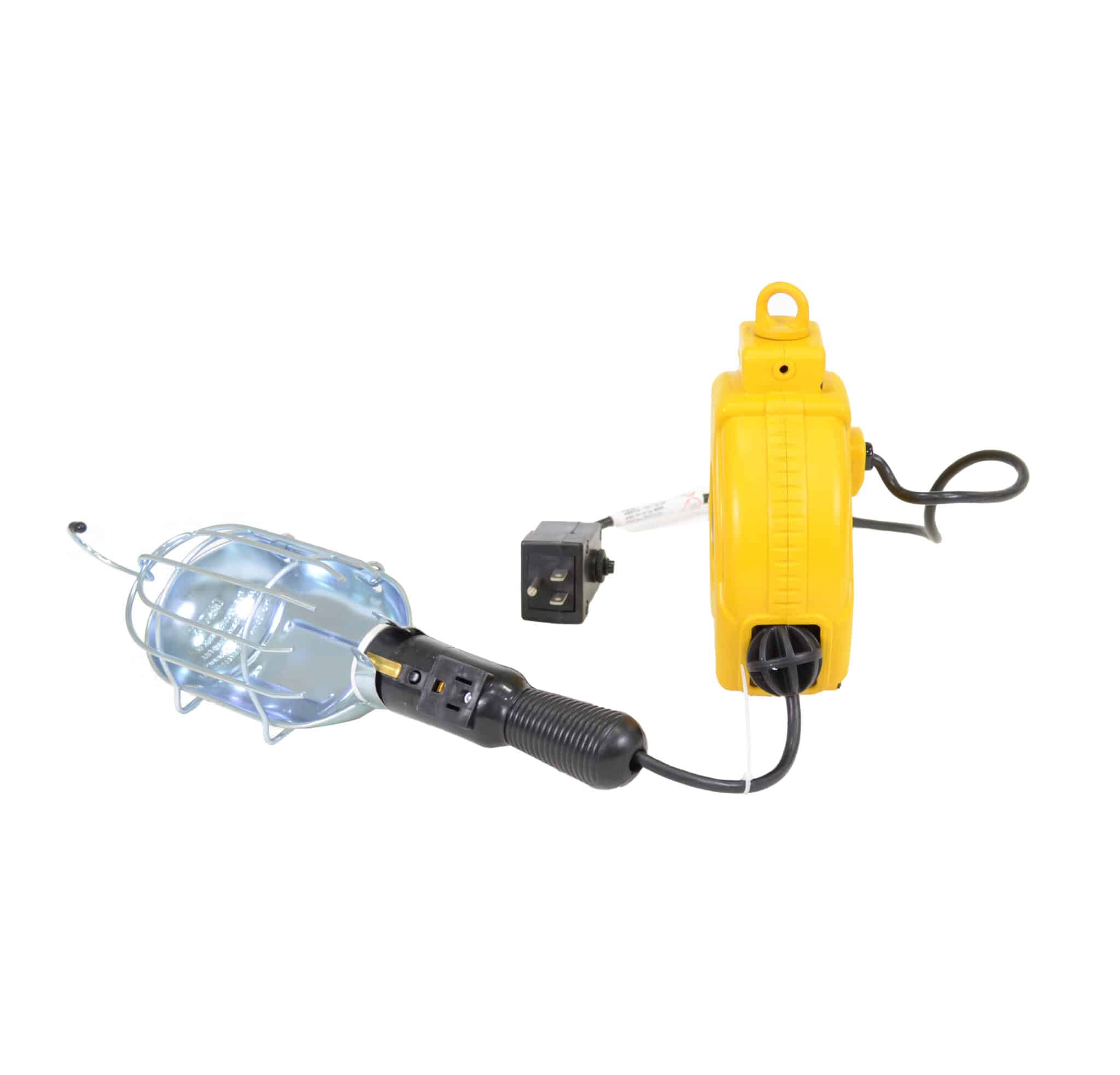 Professional Grade Retractable Cord Reel With Incandescent Work Light 20 183 Svt With 2956