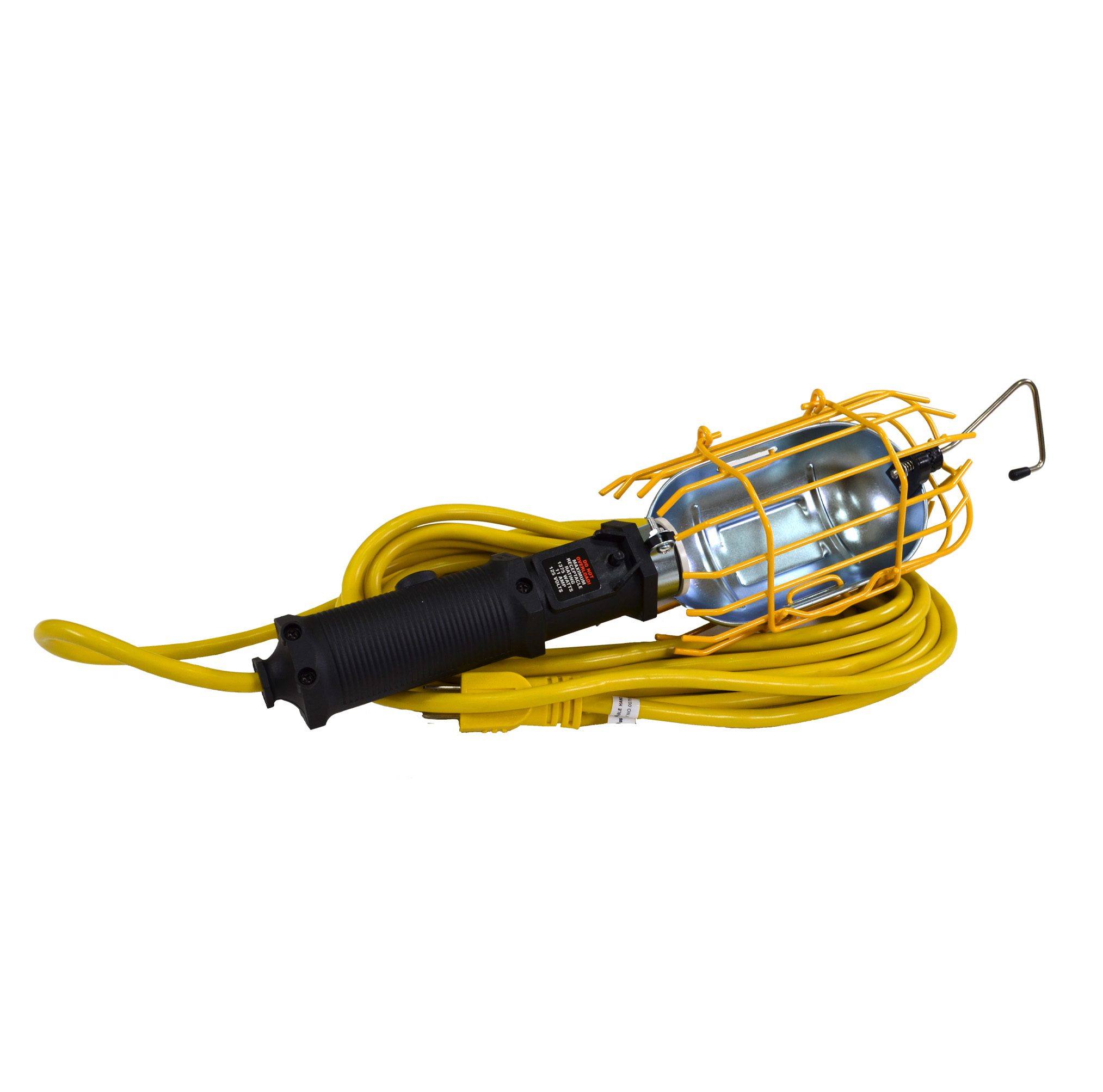 Professional Grade Retractable Cord Reel with LED Work Light, 50' 18/2 SJT,  1000 Lumen; ProReel